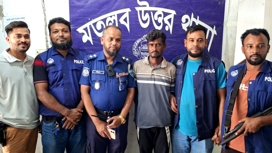 চাঁদপুরে ওয়ান শুটার গানসহ যুবক গ্রেপ্তার