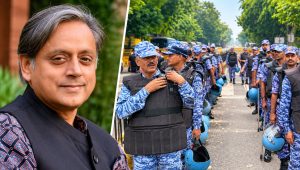 দিল্লিকে দুর্গ বানিয়ে সরকার সন্দেহ বাড়াচ্ছে: শশী থারুর