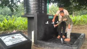 মাটিরাঙ্গায় সৌরচালিত পানির পাম্প স্থাপন