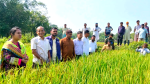 কৃষক সেন্টুর বাড়িতে ডিসি