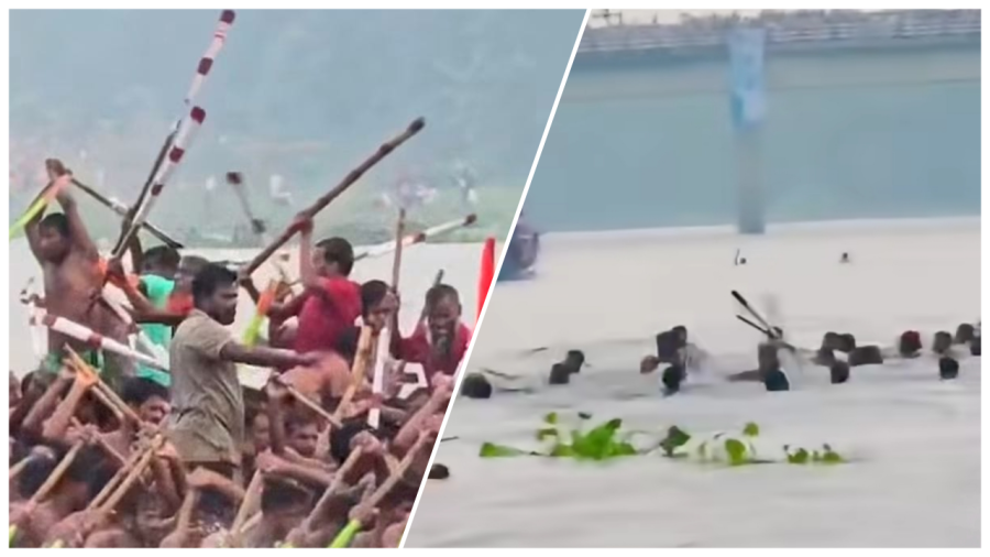 সিরাজগঞ্জে নৌকা বাইচে দুই পক্ষের সংঘর্ষ, আহত ৩০