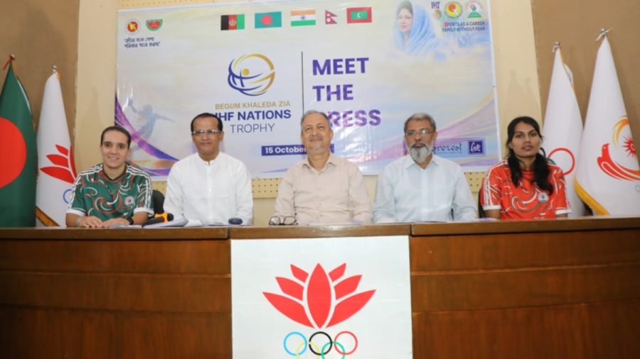 খালেদা জিয়া আন্তর্জাতিক হ্যান্ডবলে ফাইনালে ওঠার লক্ষ্যে বাংলাদেশ