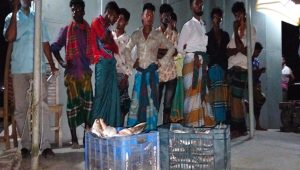 লক্ষ্মীপুরে নিষেধাজ্ঞা অমান্য করায় ৩৪ জেলে আটক, ২ মণ ইলিশ জব্দ