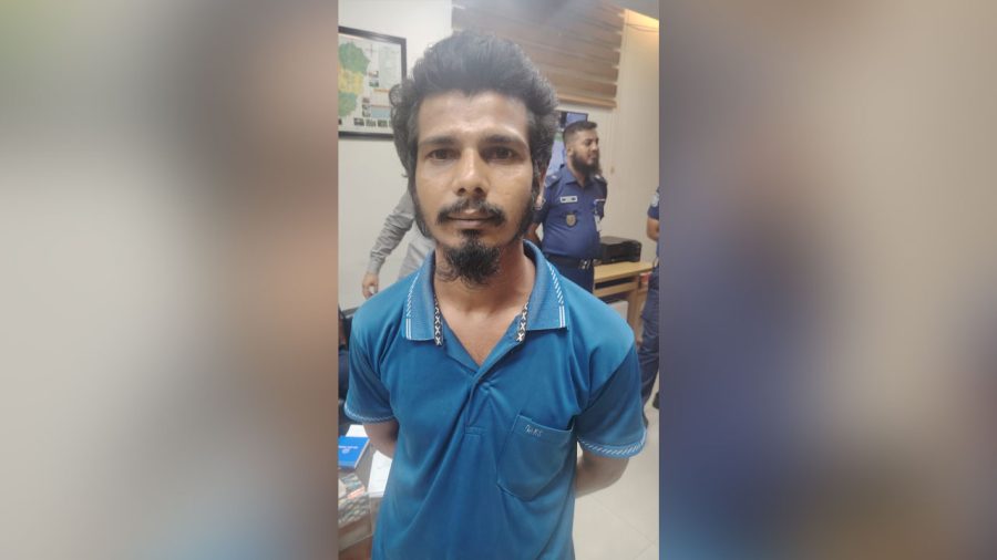 হামিদুর রহমানের ভাস্কর্যে জুতার মালা দেওয়ার ঘটনায় যুবক আটক