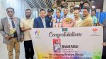 এশিয়ান গেমসে পদকজয়ী জিন্নাতকে সংবর্ধনা, লাখ টাকা পুরস্কার