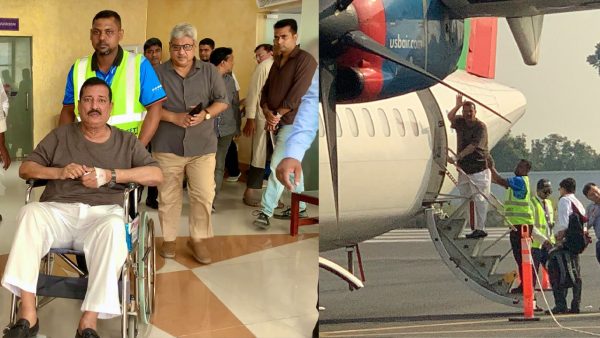 রামেক থেকে ঢাকার বাংলাদেশ মেডিকেল বিশ্ববিদ্যালয় হাসপাতালে নেওয়া হলো ভূমিমন্ত্রী মিনুকে