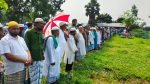 ময়মনসিংহে বাসচাপায় নিহত ৭ জনের জামালপুরে দাফন সম্পন্ন