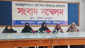 কুষ্টিয়ায় দুই যুবককে অস্ত্র দিয়ে ফাঁসানোর অভিযোগ